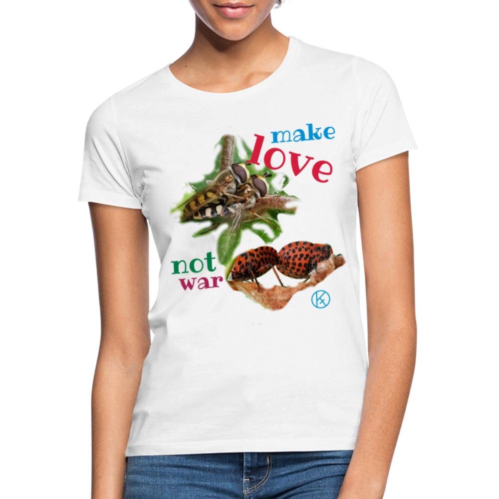 make-love - tierisches - Frauen T-Shirt - Weiß