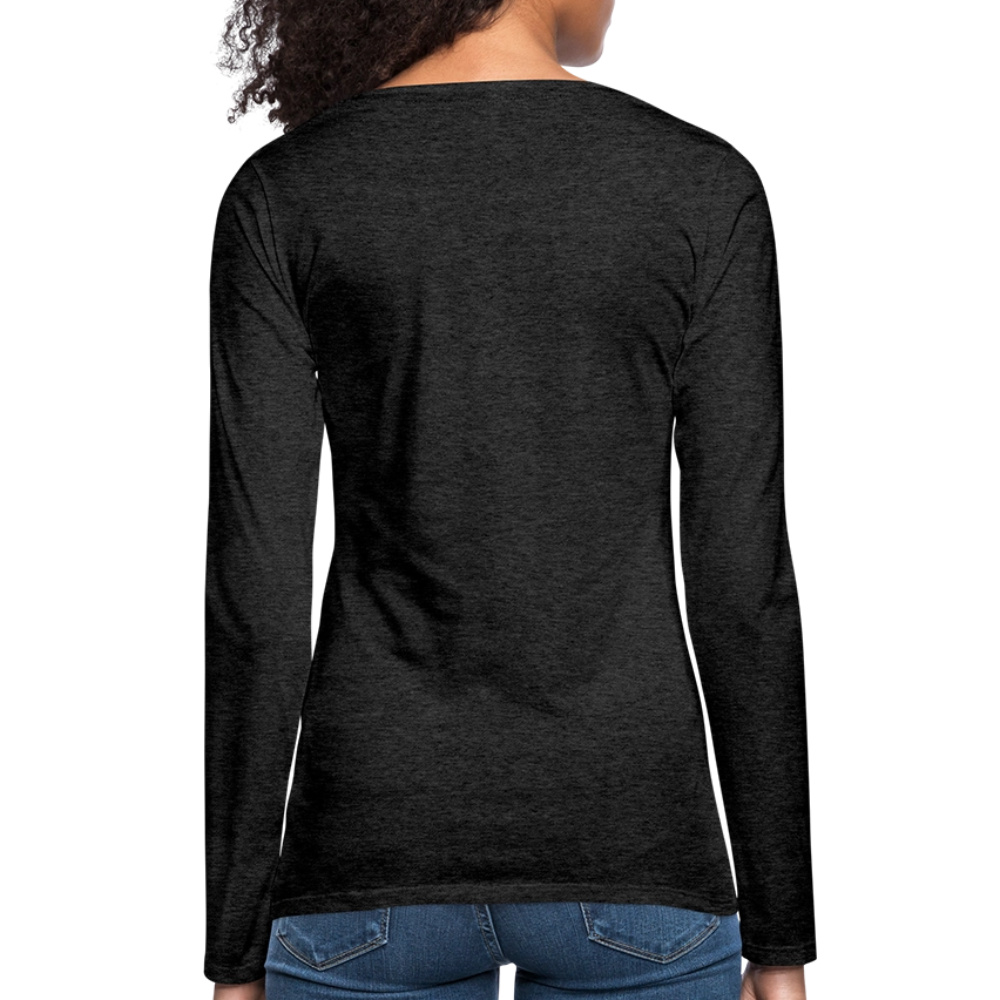 Showroom - Frauen Premium Langarmshirt - Anthrazit