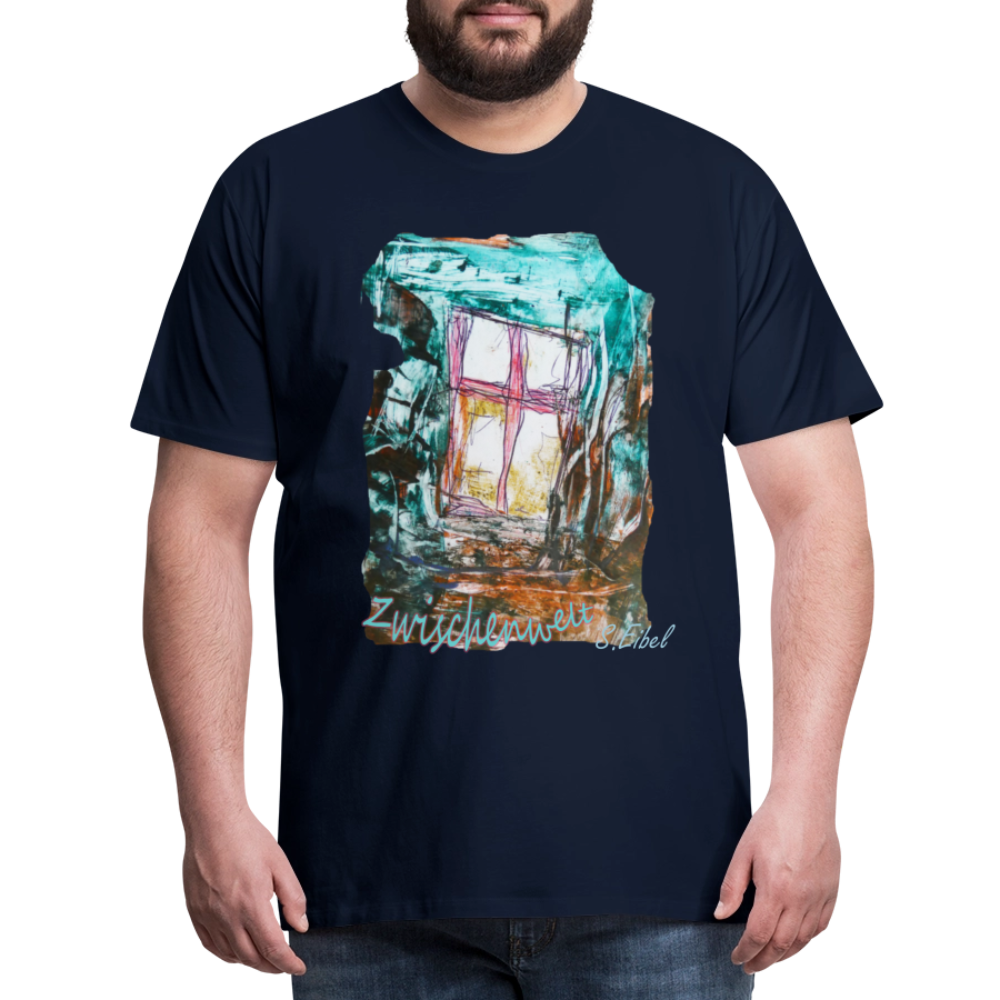 Zwischenwelt - eibelartig - Männer Premium T-Shirt - Navy