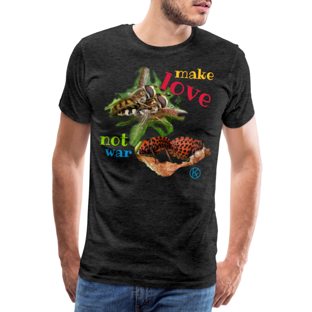 make-love - tierisches - Männer Premium T-Shirt - Anthrazit