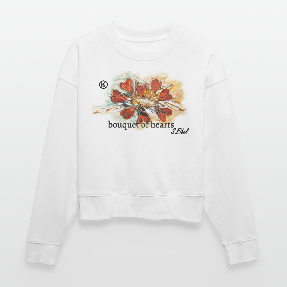 bouquet of hearts - eibelartig - Stanley/Stella Cropped Frauen Bio-Sweatshirt CROPSTER Stanley Stella - Weiß