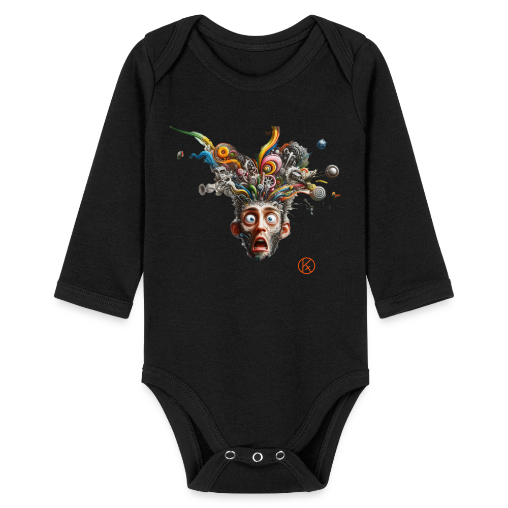 Showroom - Baby Bio-Langarm-Body - Schwarz