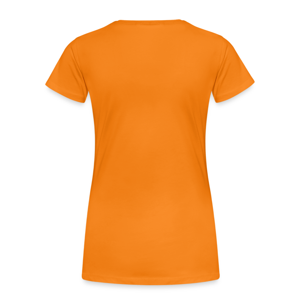 crazy - witzig - Frauen Premium T-Shirt Spreadshirt - Orange