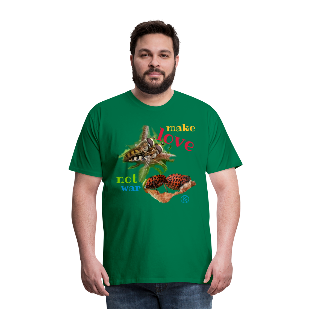 make-love - tierisches - Männer Premium T-Shirt - Kelly Green