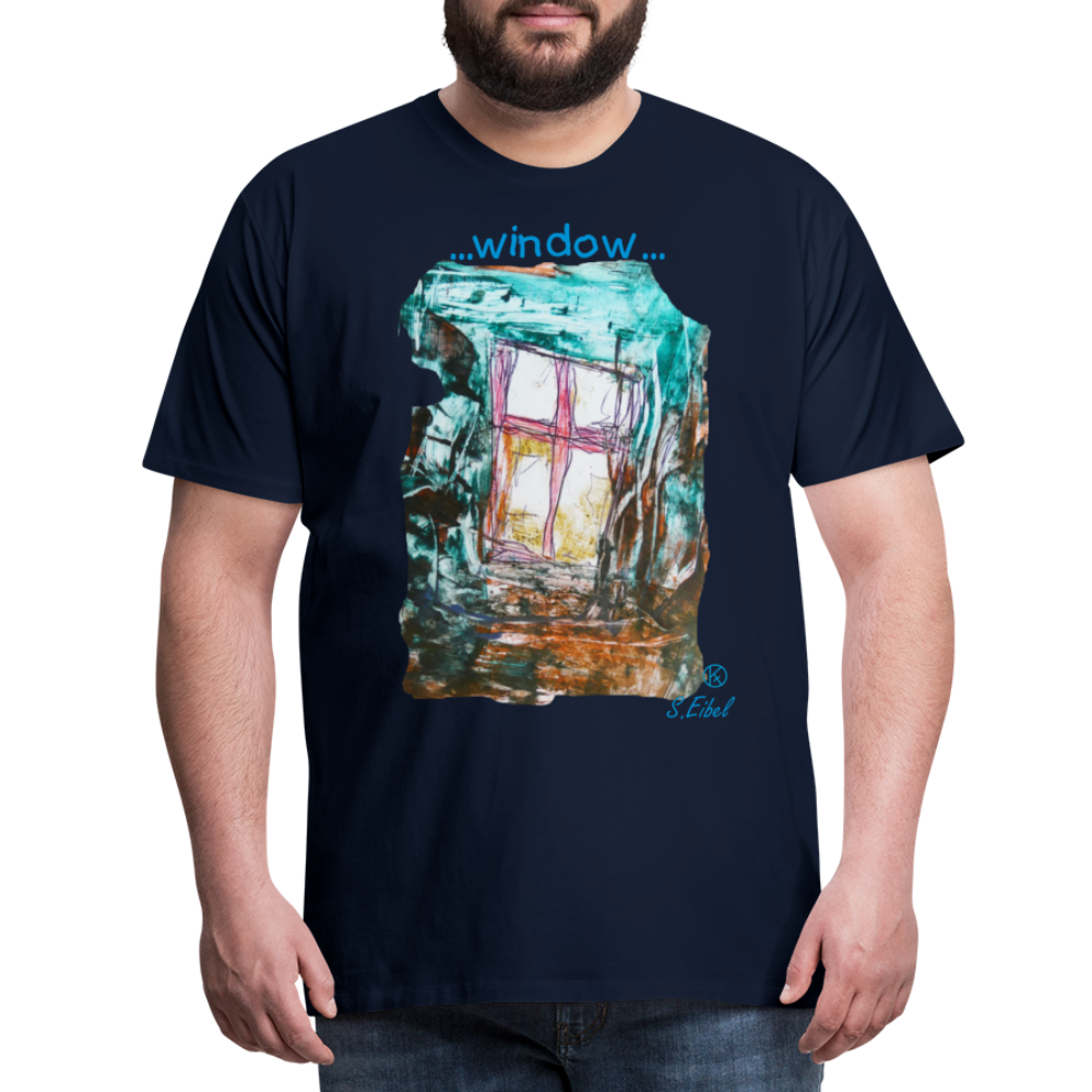 Window - eibelartig - Männer Premium T-Shirt - Navy