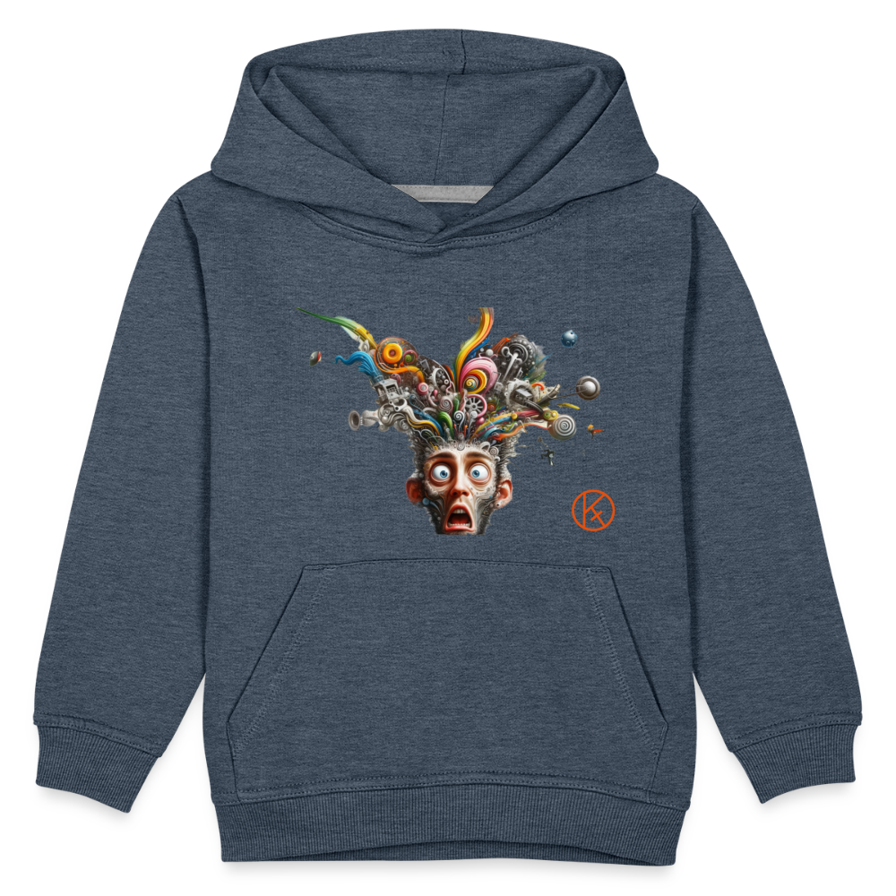 Showroom - Kinder Premium Hoodie Spreadshirt - Jeansblau