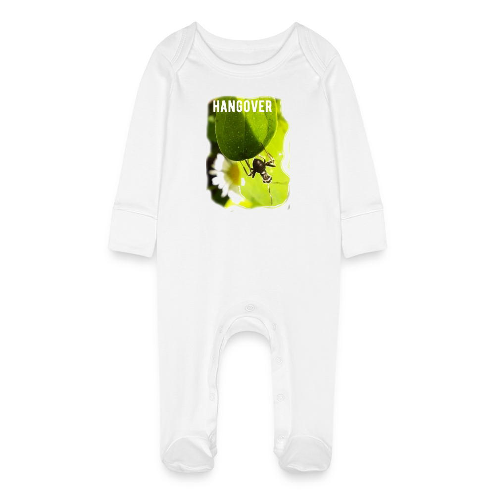 Hangover - tierisches - Baby Bio-Schlafanzug mit Kratzhandschuhen - Weiß