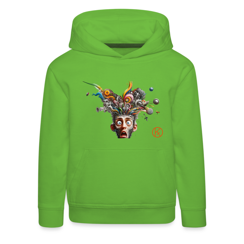 Showroom - Kinder Premium Hoodie Spreadshirt - Hellgrün