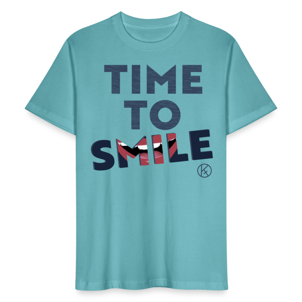Time to smile - Stanley/Stella Unisex T-Shirt CRAFTER Stanley Stella - Pastelltürkis