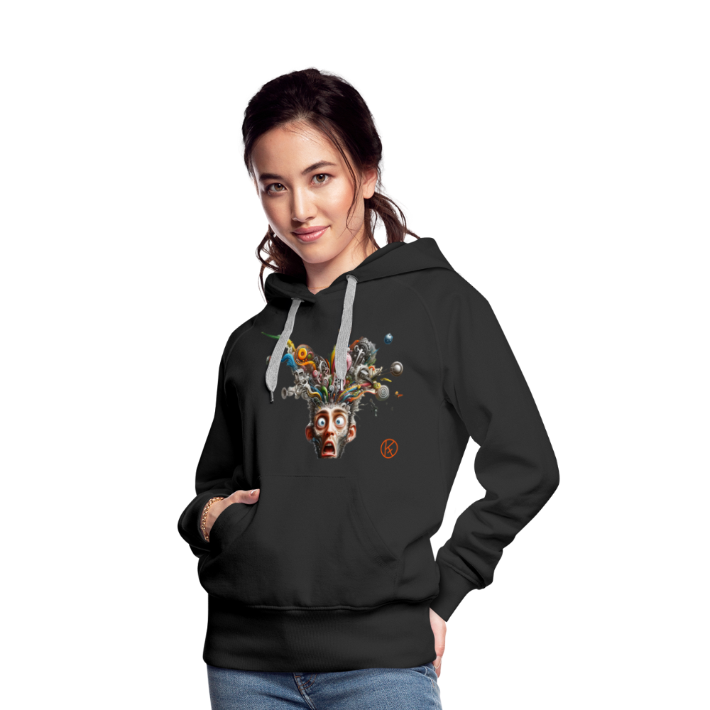 Showroom - Frauen Premium Hoodie Spreadshirt - Schwarz