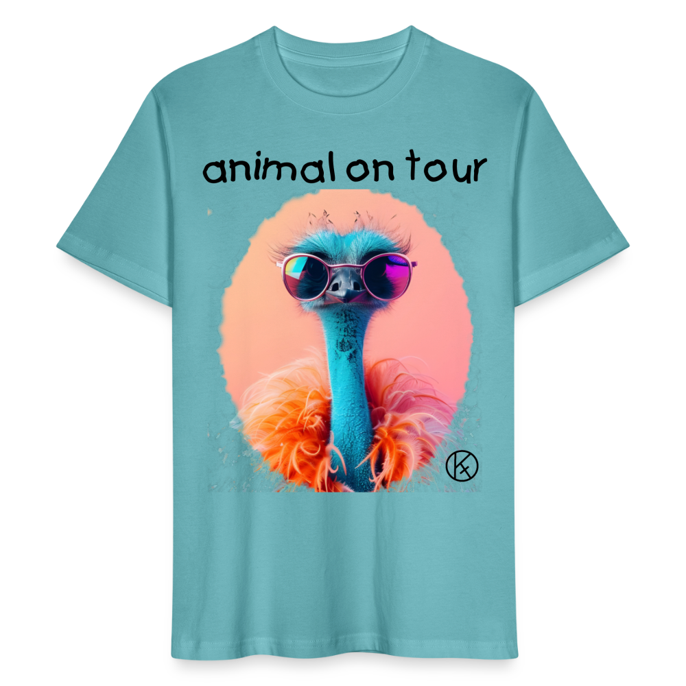 animal on tour-strauss - tierisches - Stanley/Stella Unisex T-Shirt CRAFTER - Pastelltürkis