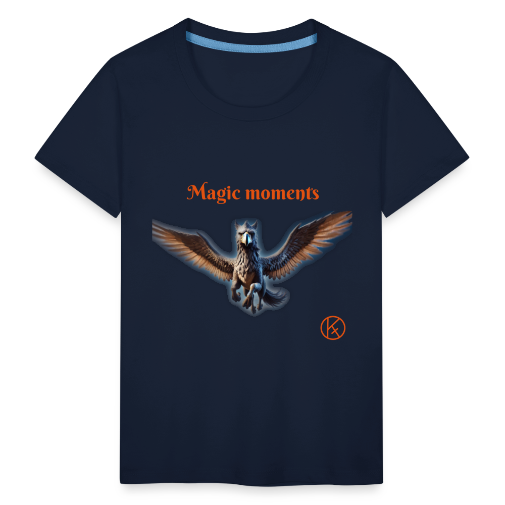 hippogreif-magic - Teenager Premium T-Shirt - Navy