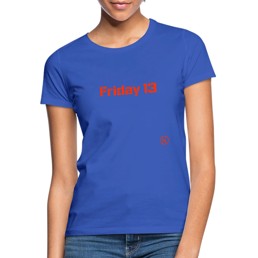 Friday13 - Frauen T-Shirt - Royalblau