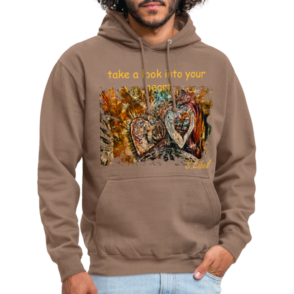 take a look into your heart - Unisex Hoodie - Mokka