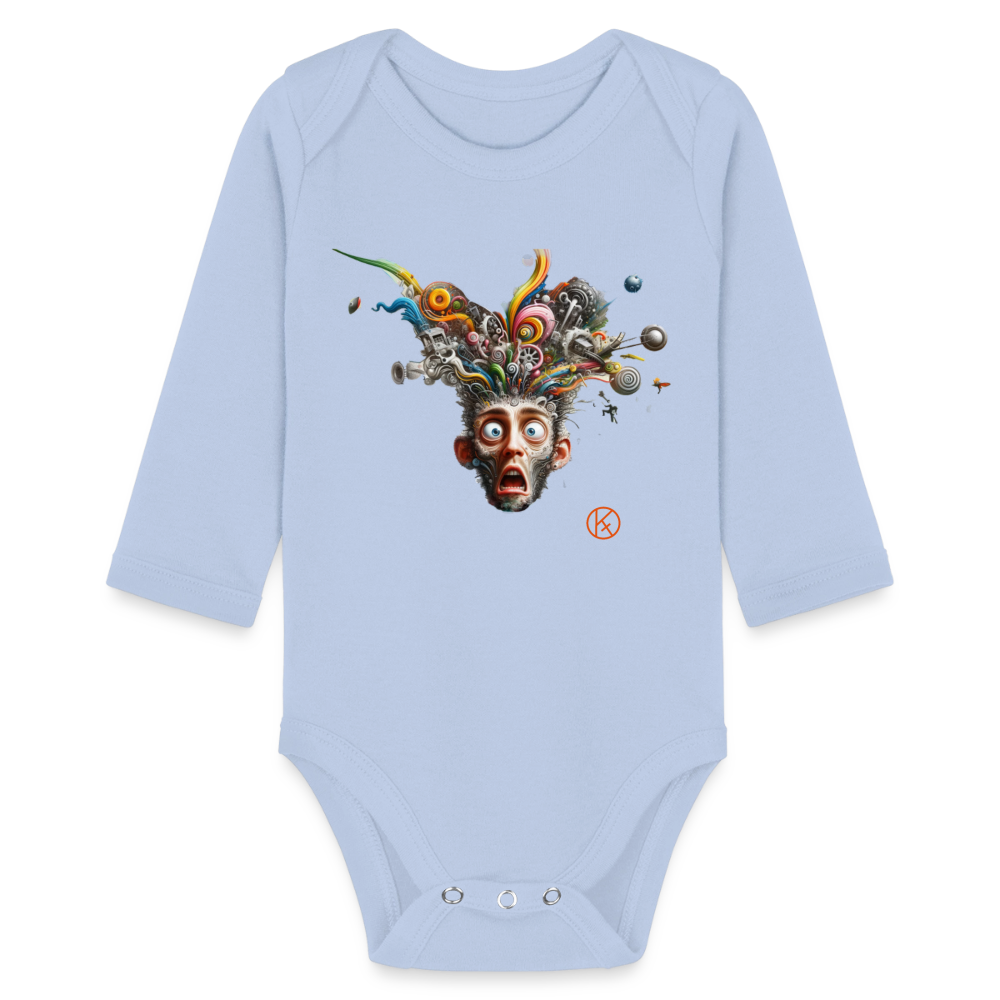 Showroom - Baby Bio-Langarm-Body - Sky
