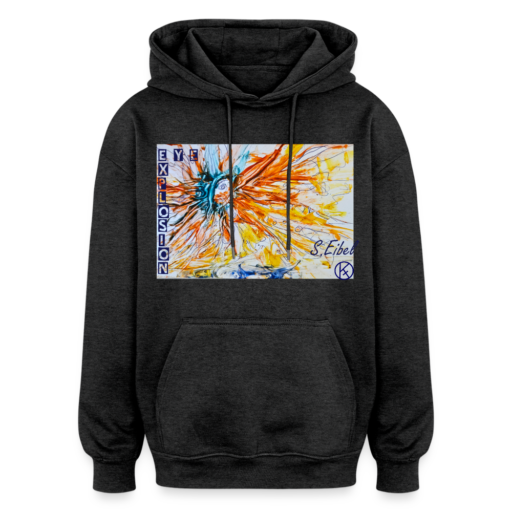Eye Explosion - eibelartig - Palette - Oversized Unisex Hoodie Build your Brand - Anthrazit