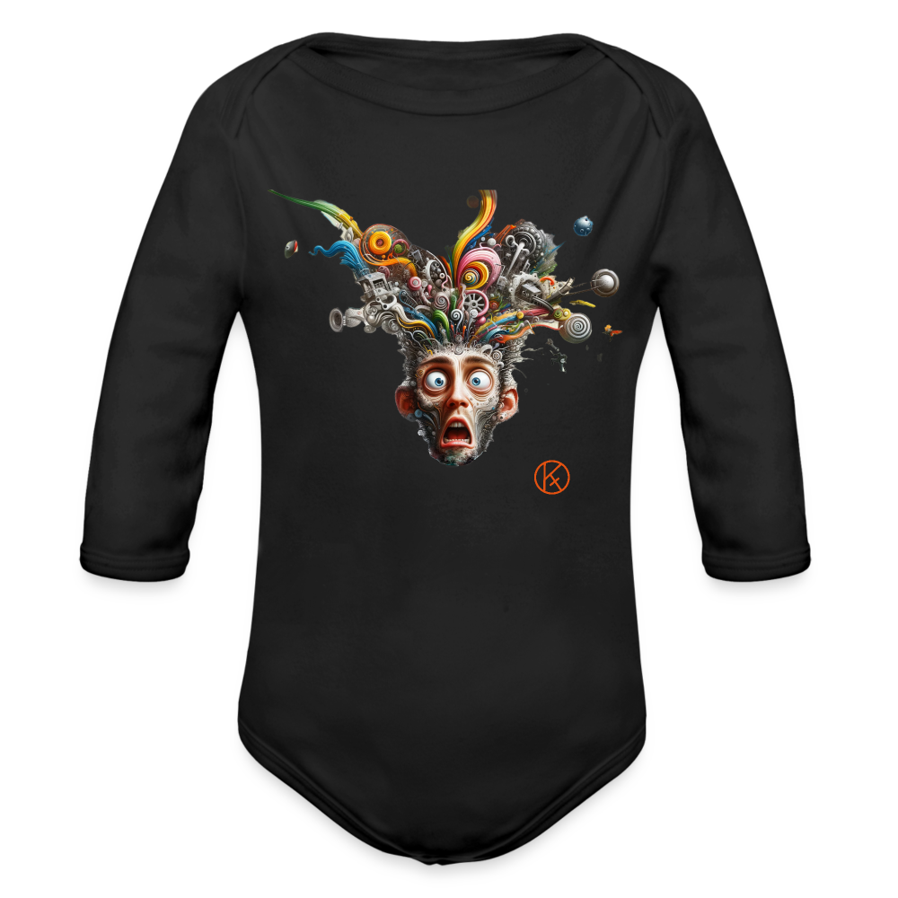 Showroom - Baby Bio-Langarm-Body - Schwarz