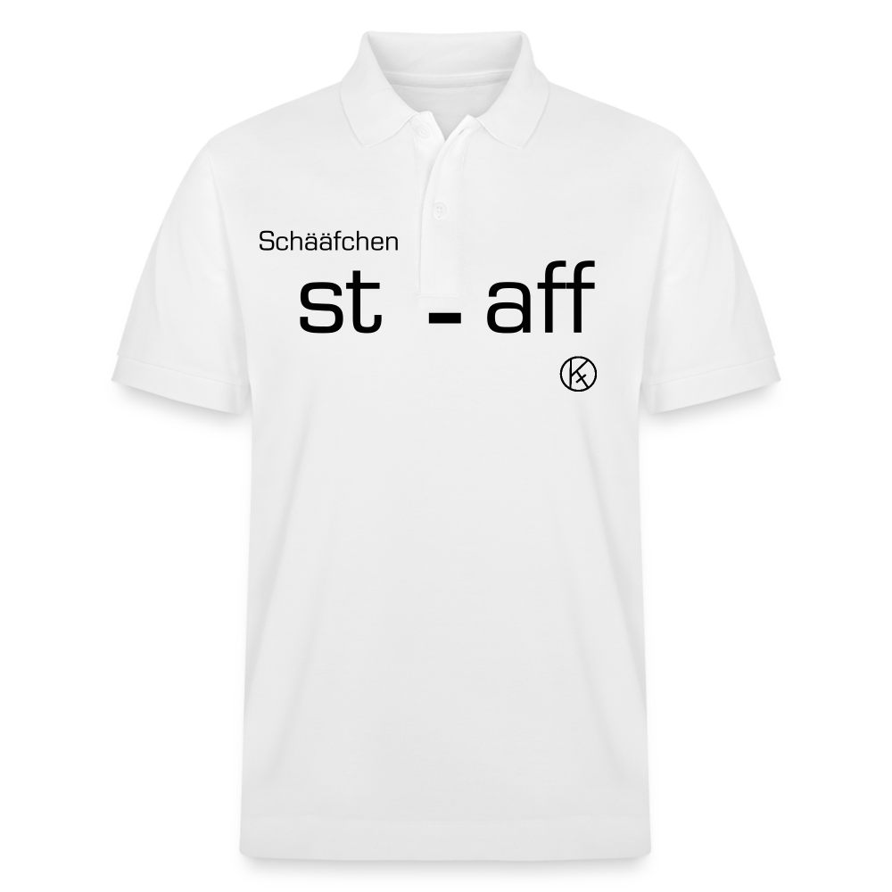 Schääfchen-Staff - witzig - Stanley/Stella Unisex Bio-Poloshirt PREPSTER - Weiß