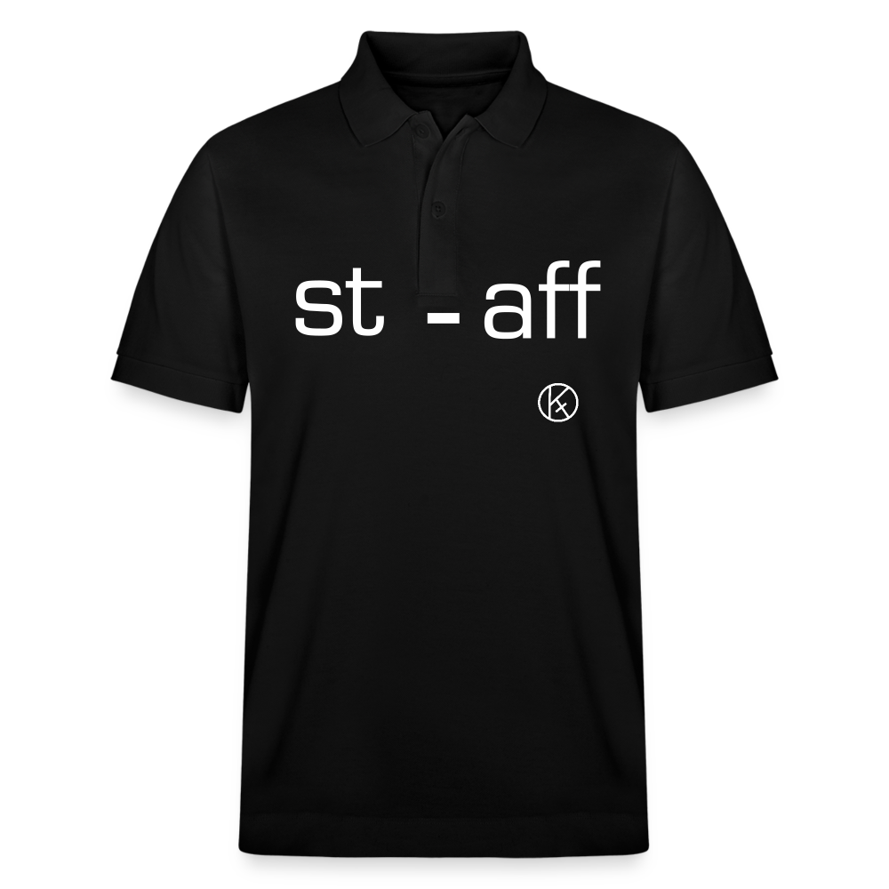 staff2 - witzig - Stanley/Stella Unisex Bio-Poloshirt PREPSTER - Schwarz