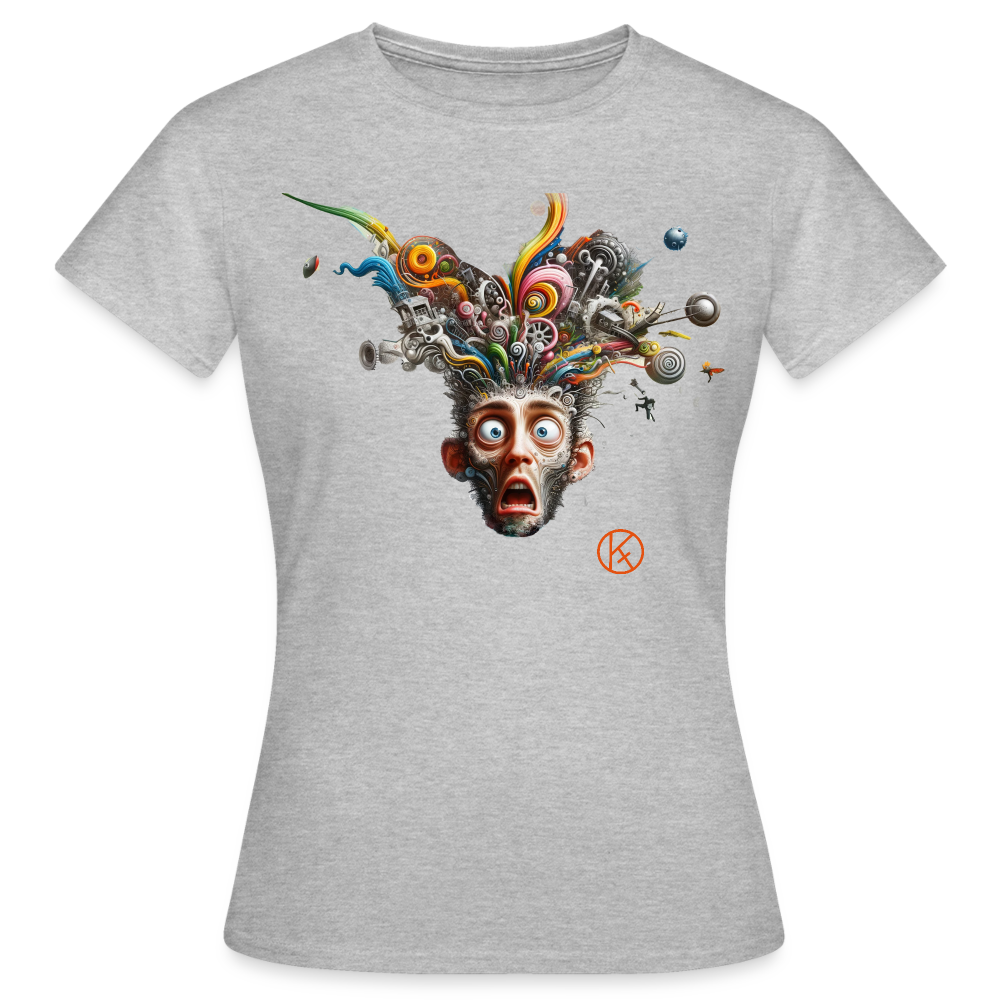 Showroom - Frauen T-Shirt Gildan - Grau meliert