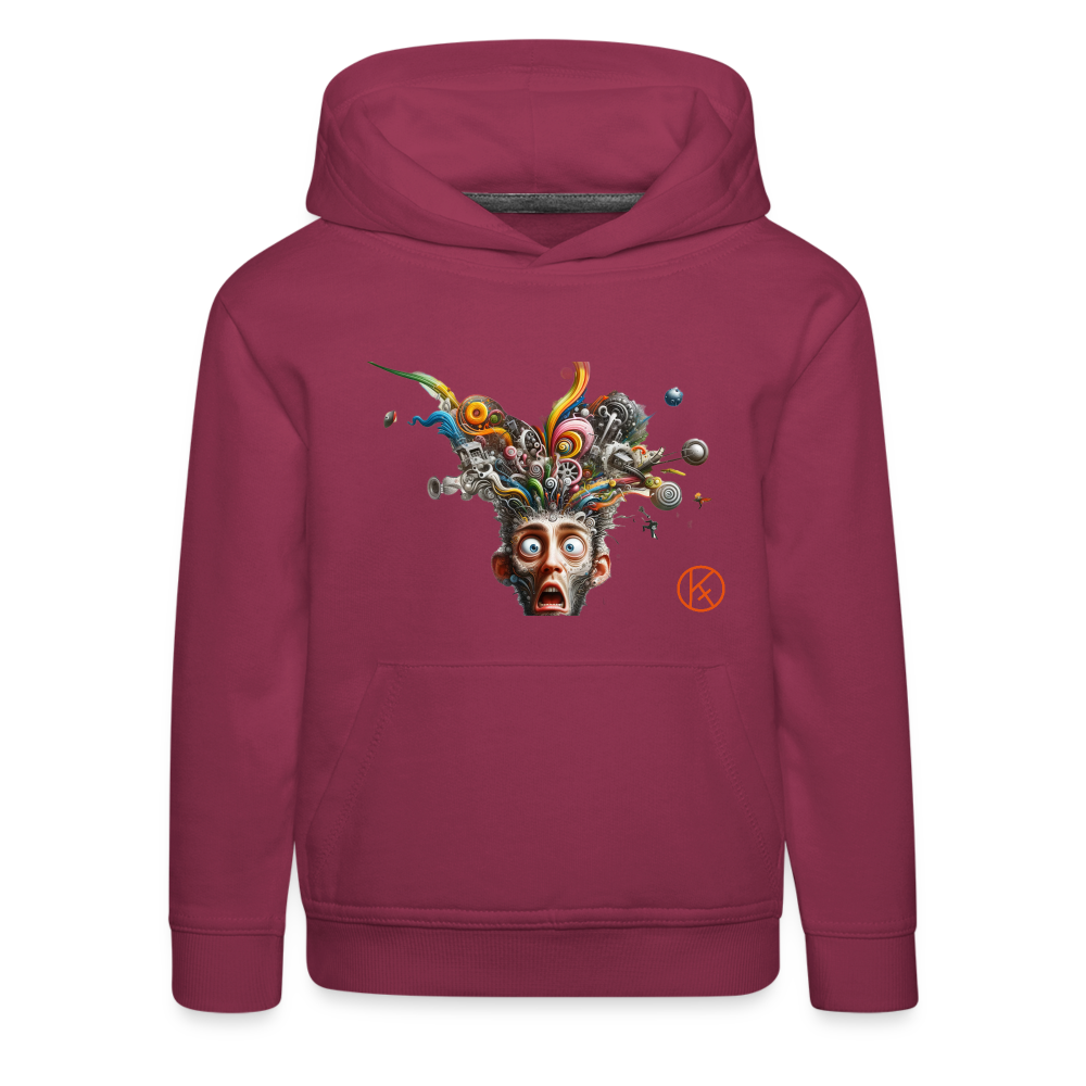 Showroom - Kinder Premium Hoodie Spreadshirt - Bordeaux