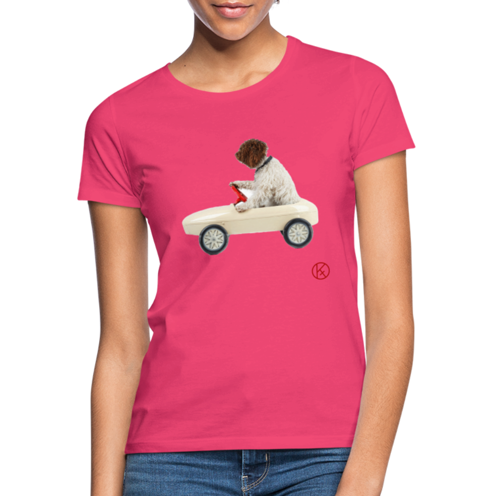 Autofahrt - tierisches - witzig - Frauen T-Shirt - Azalea