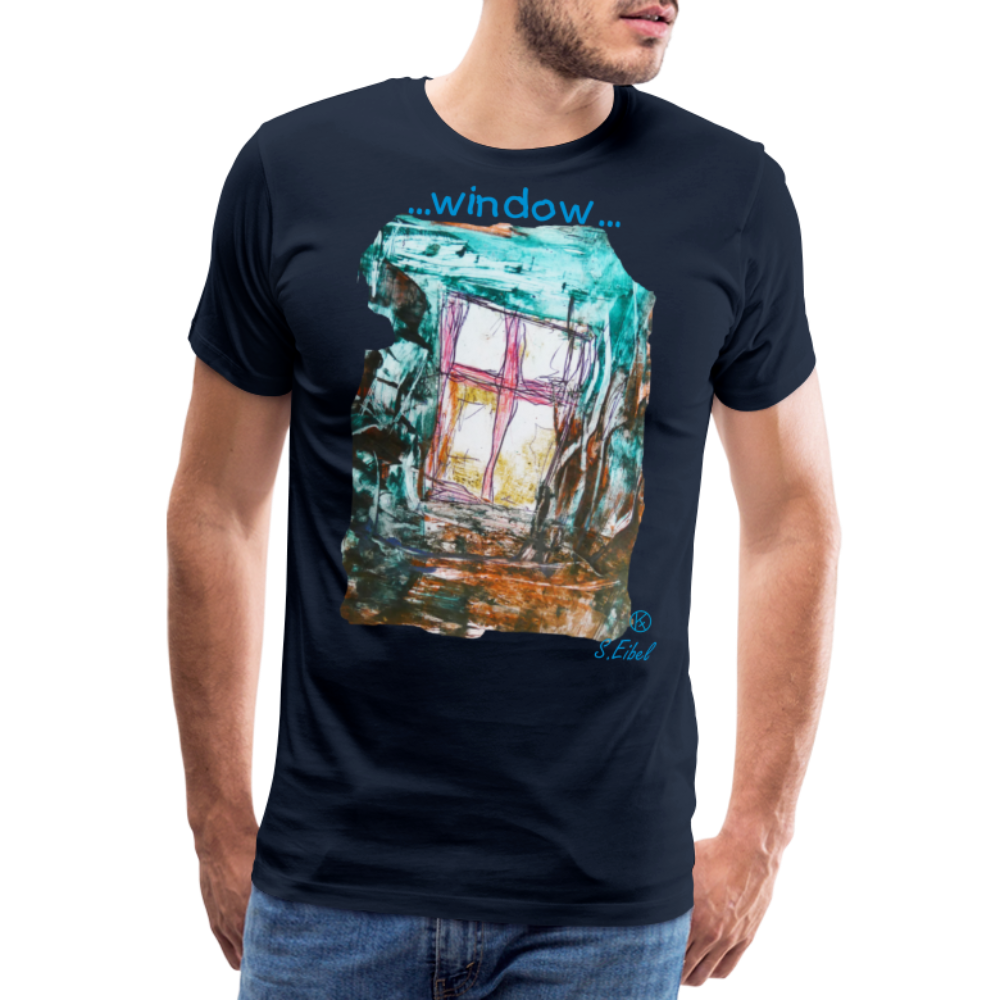 Window - eibelartig - Männer Premium T-Shirt - Navy
