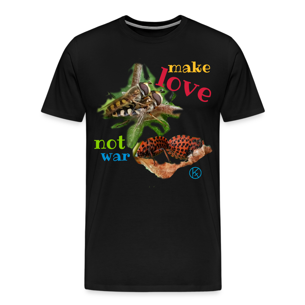 make-love - tierisches - Männer Premium T-Shirt - Schwarz