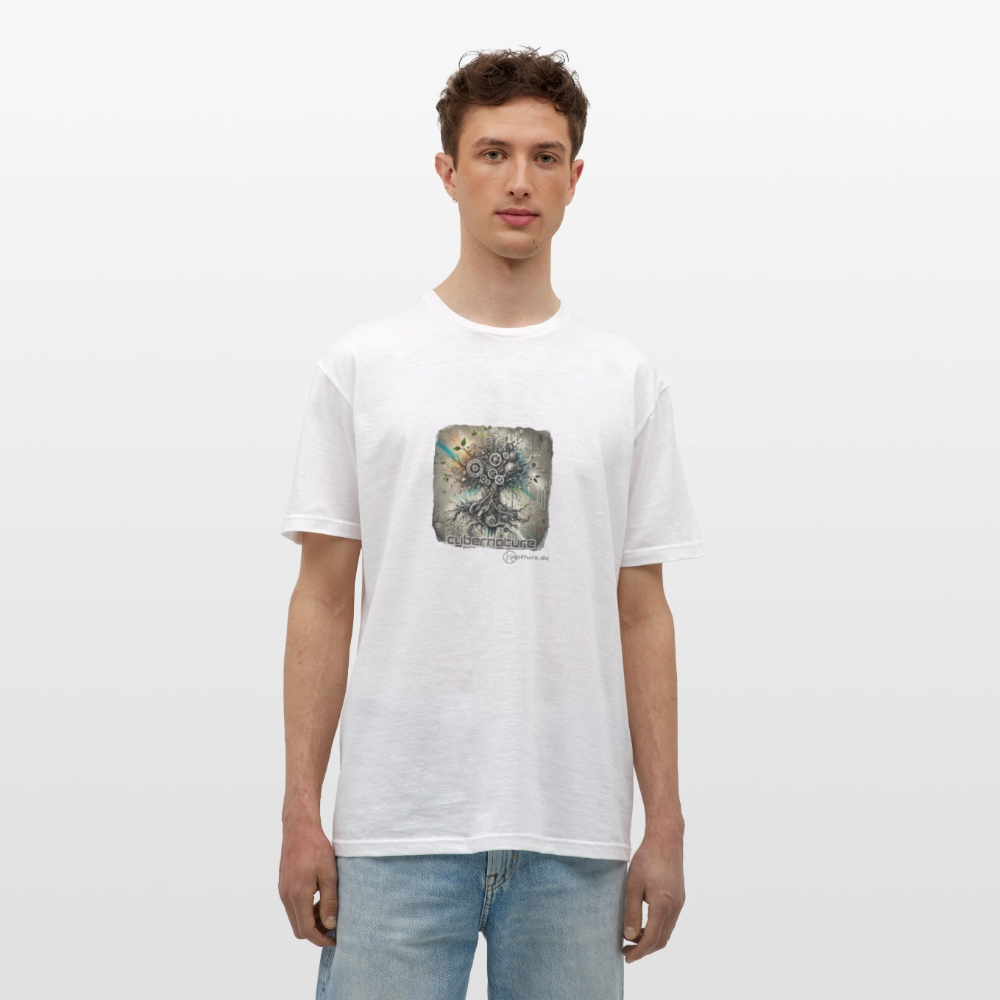 cybernature - Männer T-Shirt - Weiß