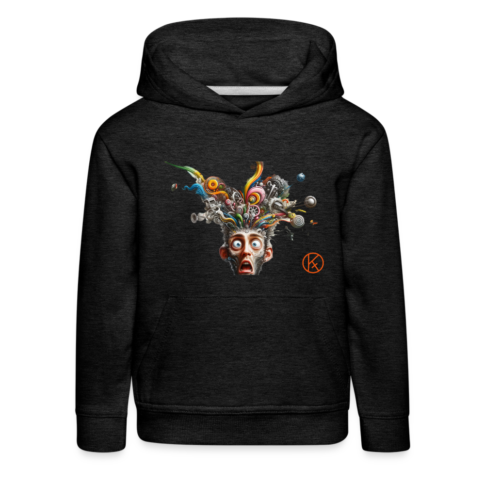 Showroom - Kinder Premium Hoodie Spreadshirt - Anthrazit