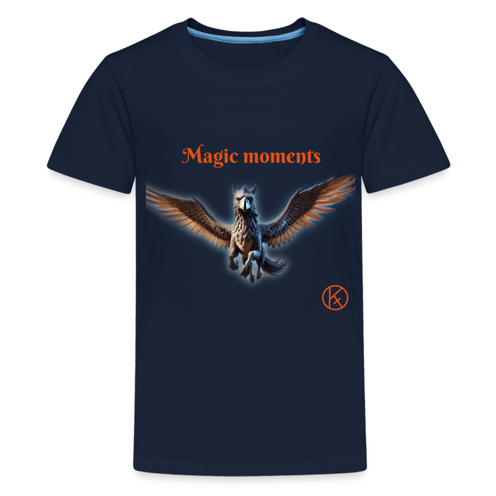 hippogreif-magic - Teenager Premium T-Shirt - Navy