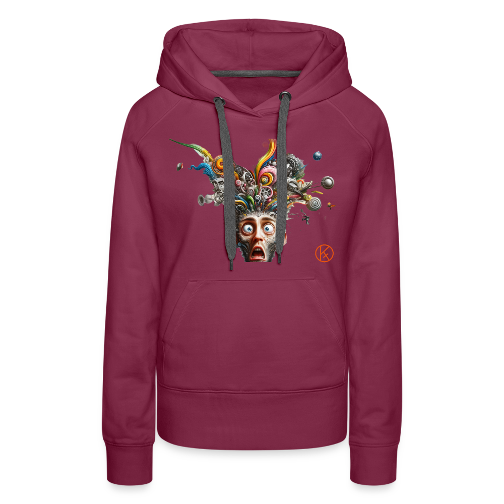 Showroom - Frauen Premium Hoodie Spreadshirt - Bordeaux