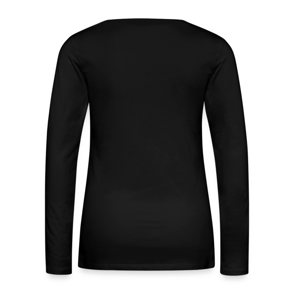 Showroom - Frauen Premium Langarmshirt - Schwarz