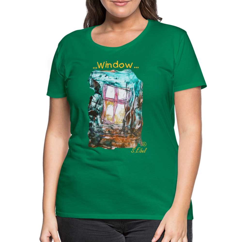 Window - eibelartig - Frauen Premium T-Shirt - Kelly Green