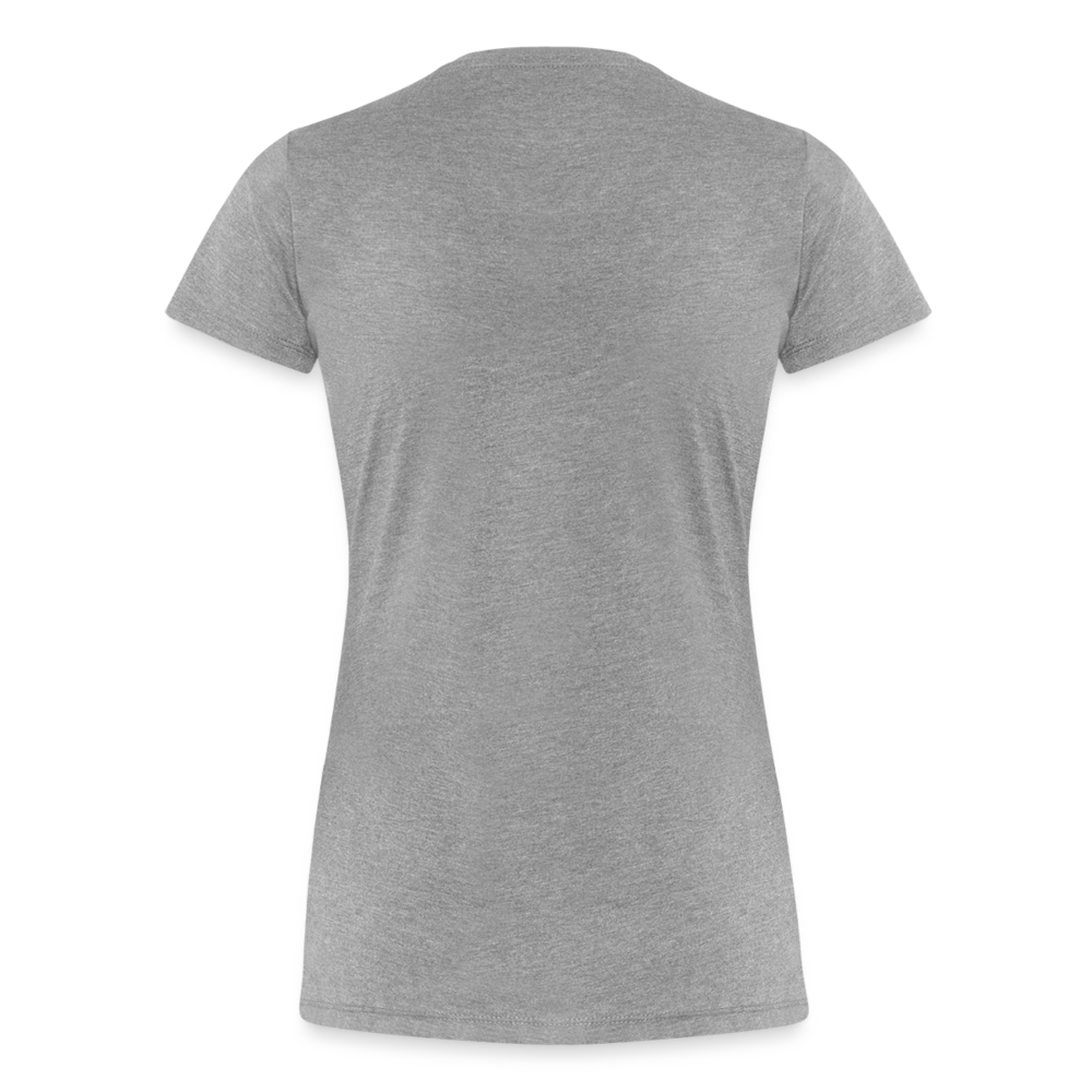 crazy - witzig - Frauen Premium T-Shirt Spreadshirt - Grau meliert