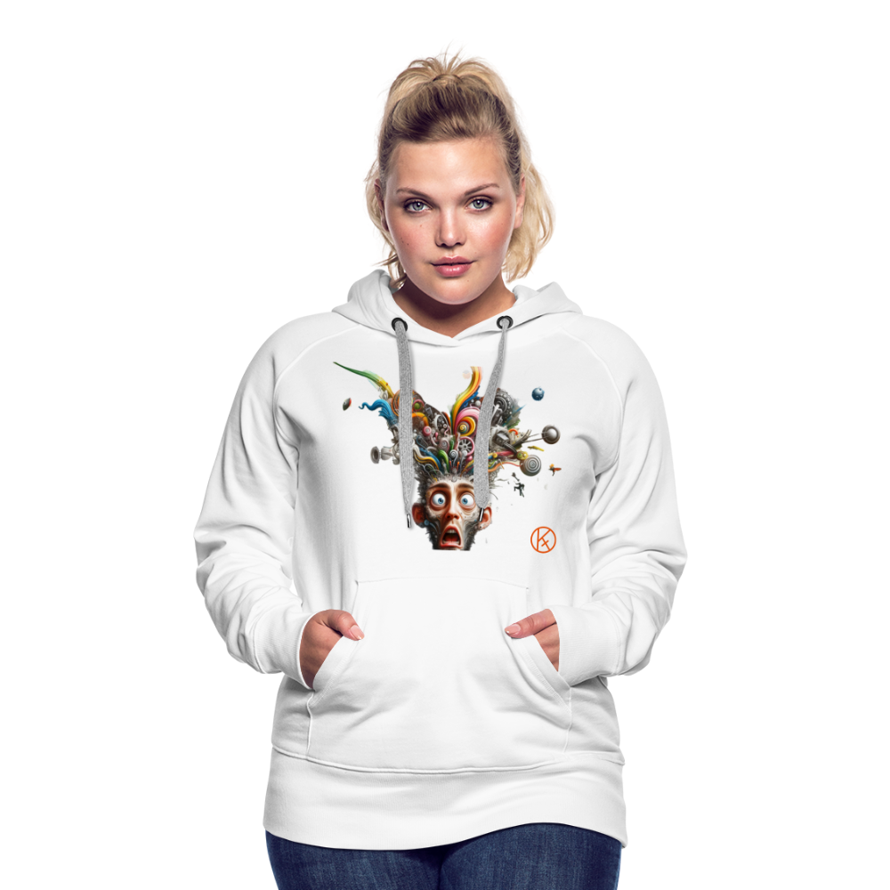 Showroom - Frauen Premium Hoodie Spreadshirt - Weiß