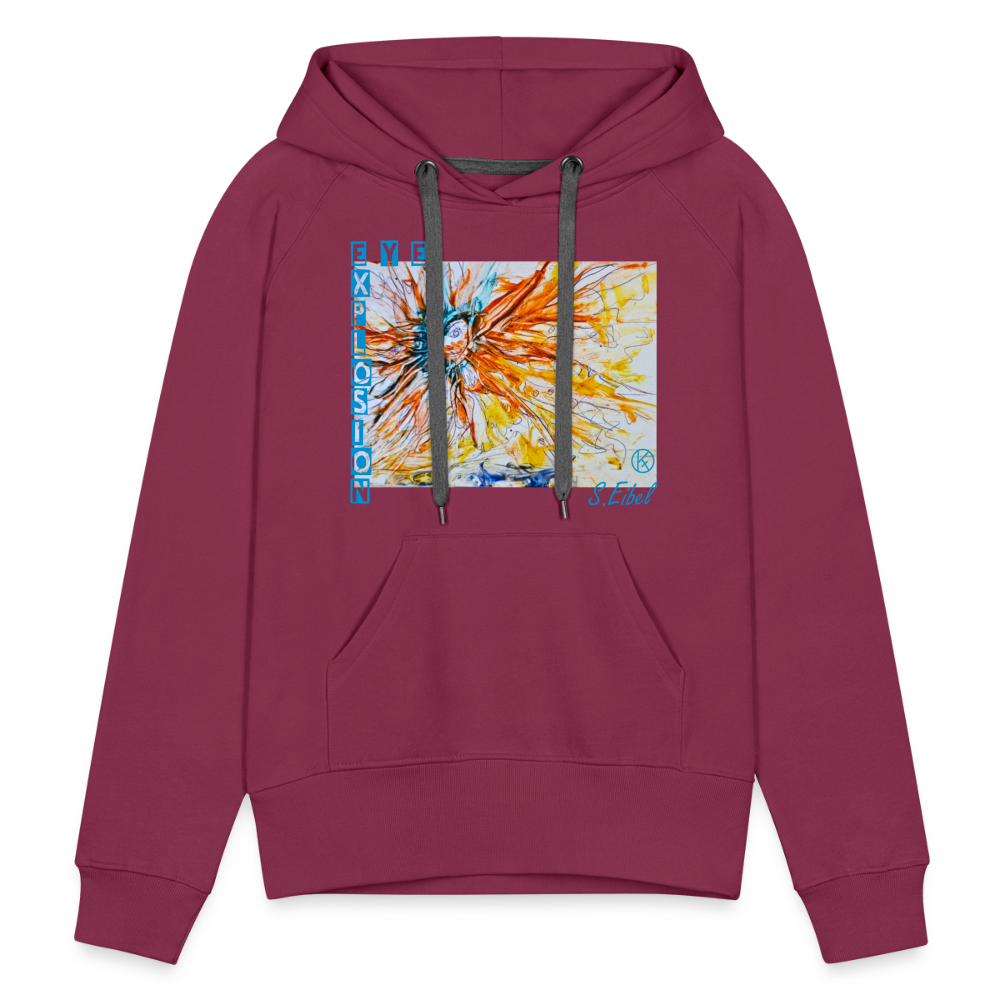 Eye Explosion - eibelartig - Frauen Premium Hoodie - Bordeaux