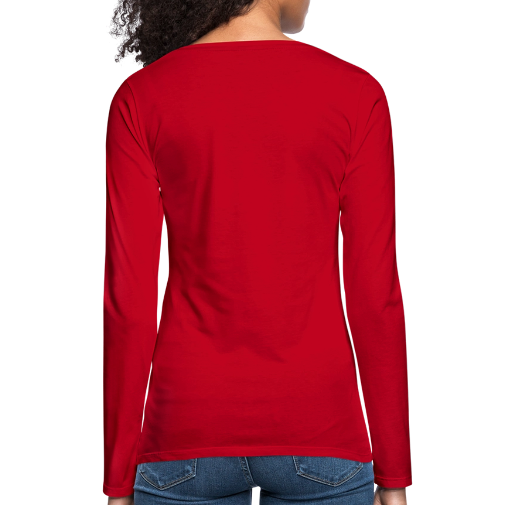 Showroom - Frauen Premium Langarmshirt - Rot