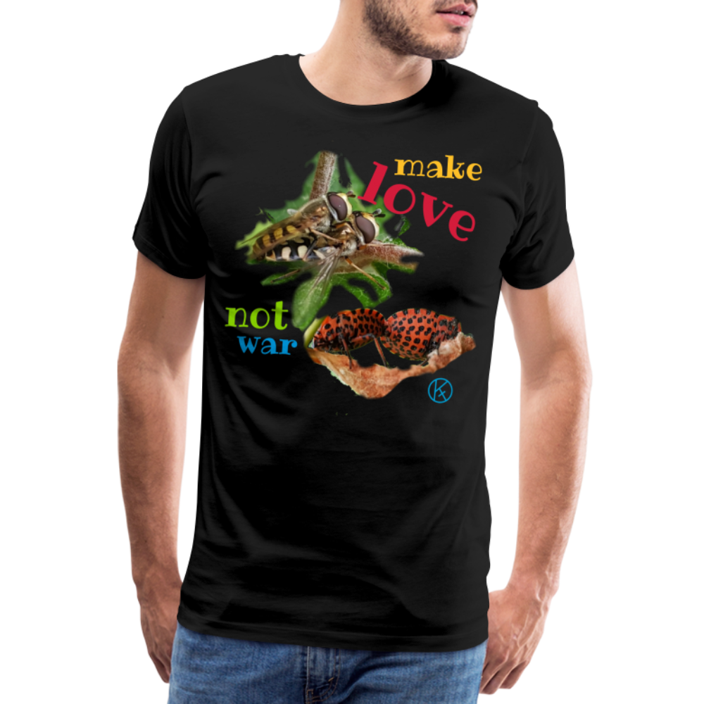 make-love - tierisches - Männer Premium T-Shirt - Schwarz
