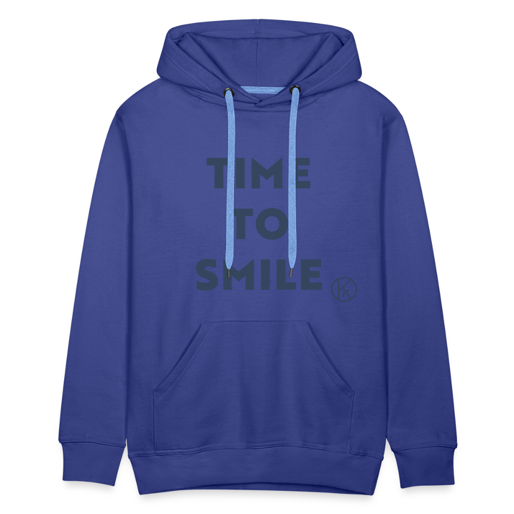 time to smile - Männer Premium Hoodie - Königsblau