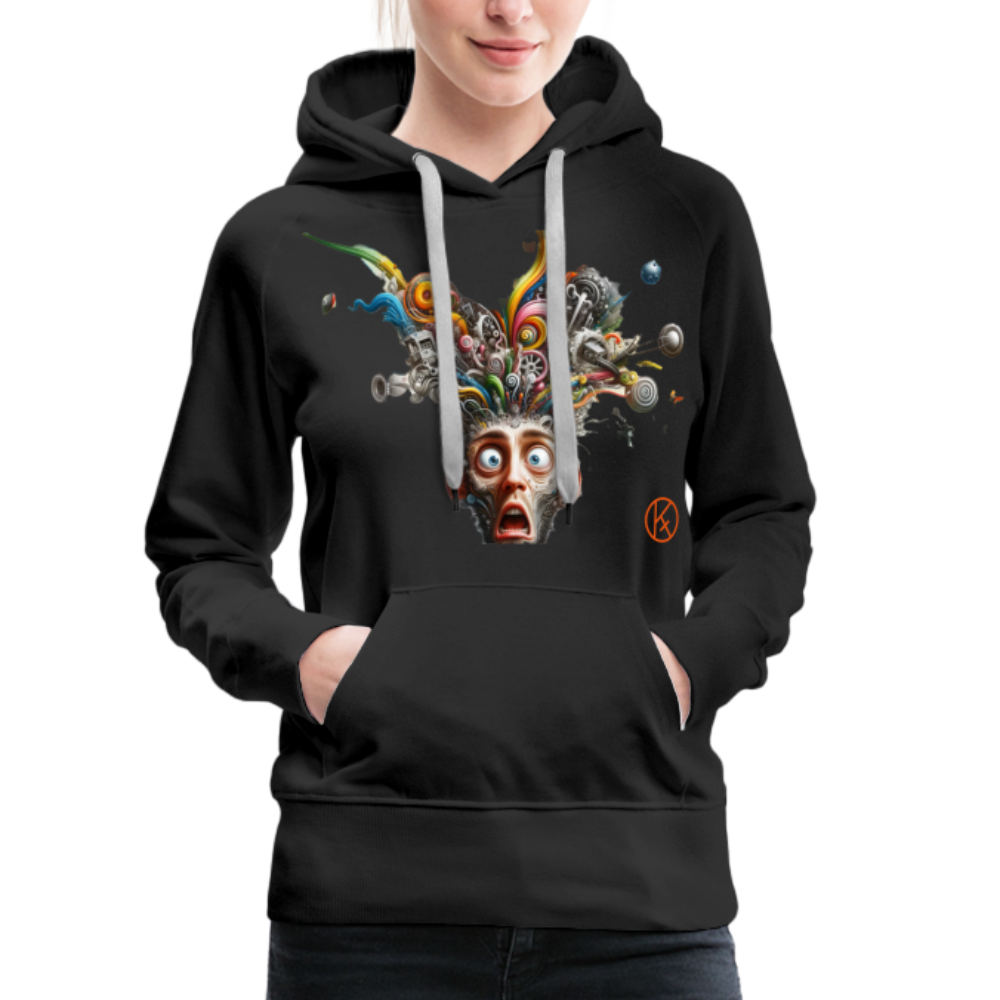Showroom - Frauen Premium Hoodie Spreadshirt - Schwarz