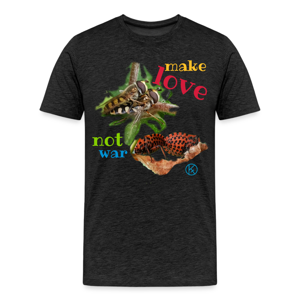 make-love - tierisches - Männer Premium T-Shirt - Anthrazit