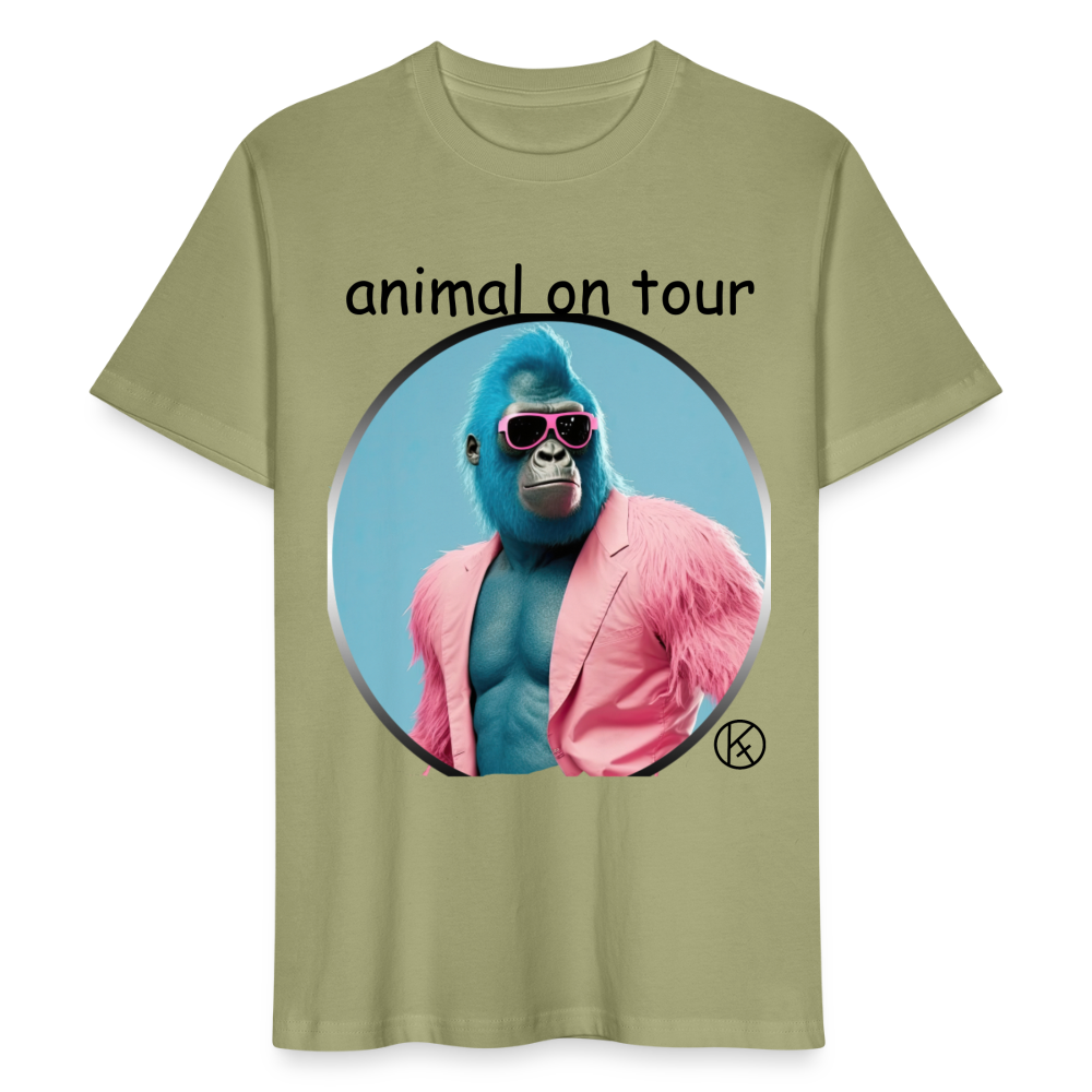animal on tour-gorilla - tierisches - Stanley/Stella Unisex T-Shirt CRAFTER - Nebelgrün