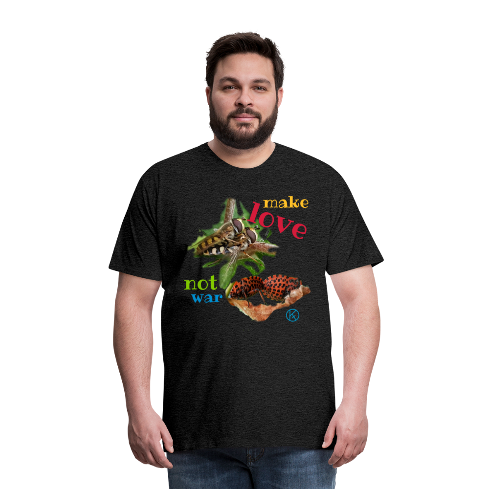 make-love - tierisches - Männer Premium T-Shirt - Anthrazit
