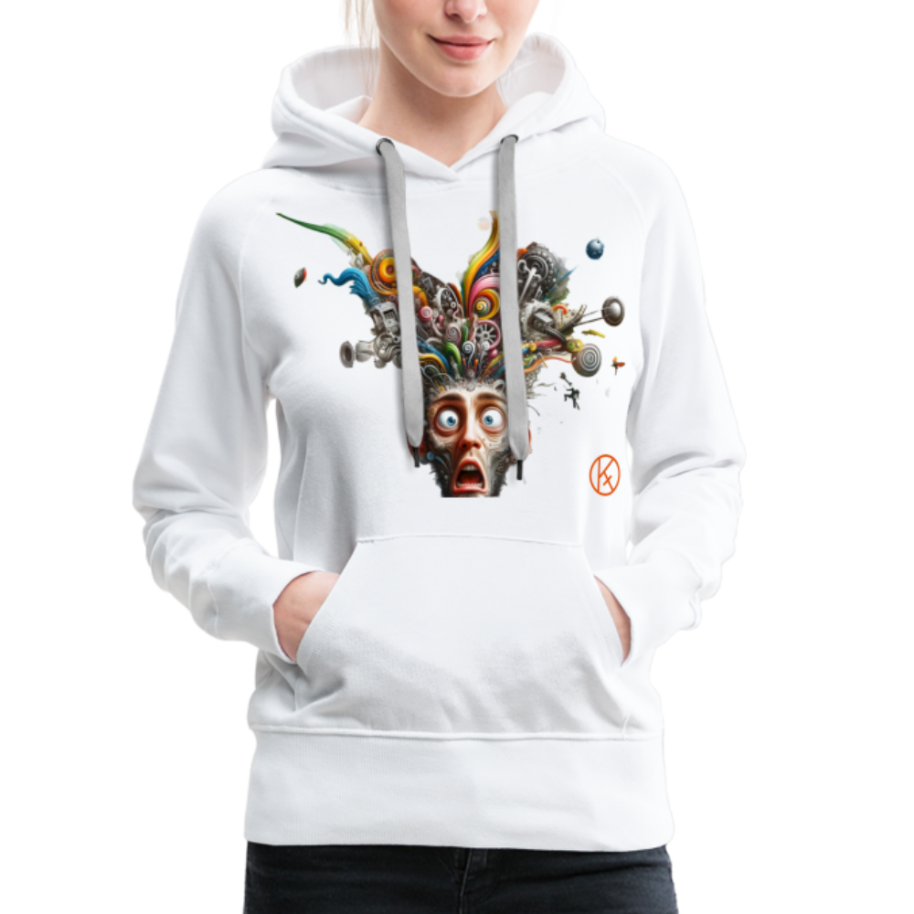 Showroom - Frauen Premium Hoodie Spreadshirt - Weiß