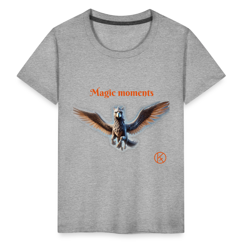 hippogreif-magic - Teenager Premium T-Shirt - Grau meliert