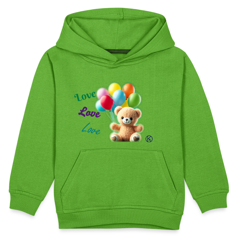 Love-Bear - tierisches - Teenager - Kinder Premium Hoodie - Hellgrün