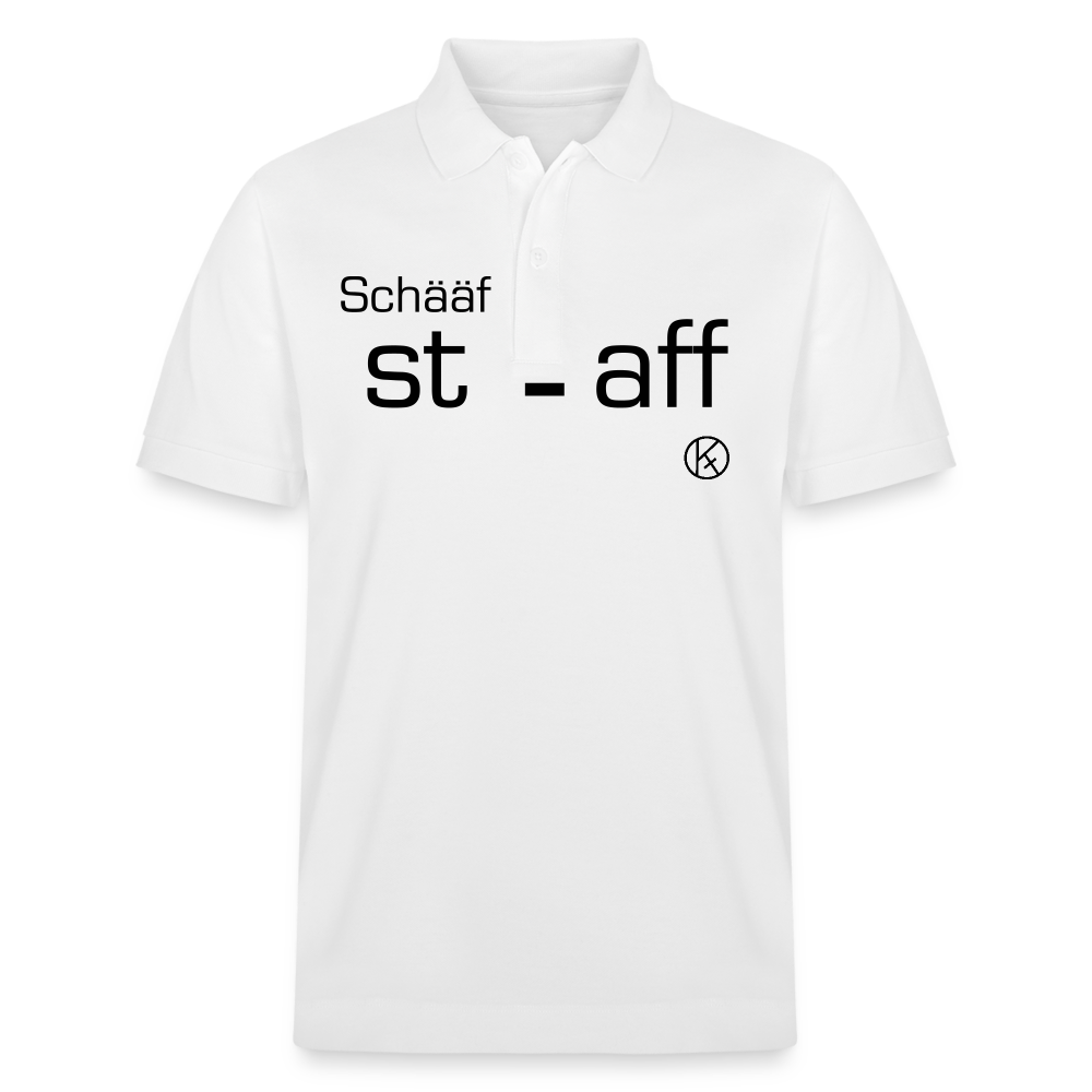 Schääf-Staff - witzig - Stanley/Stella Unisex Bio-Poloshirt PREPSTER - Weiß