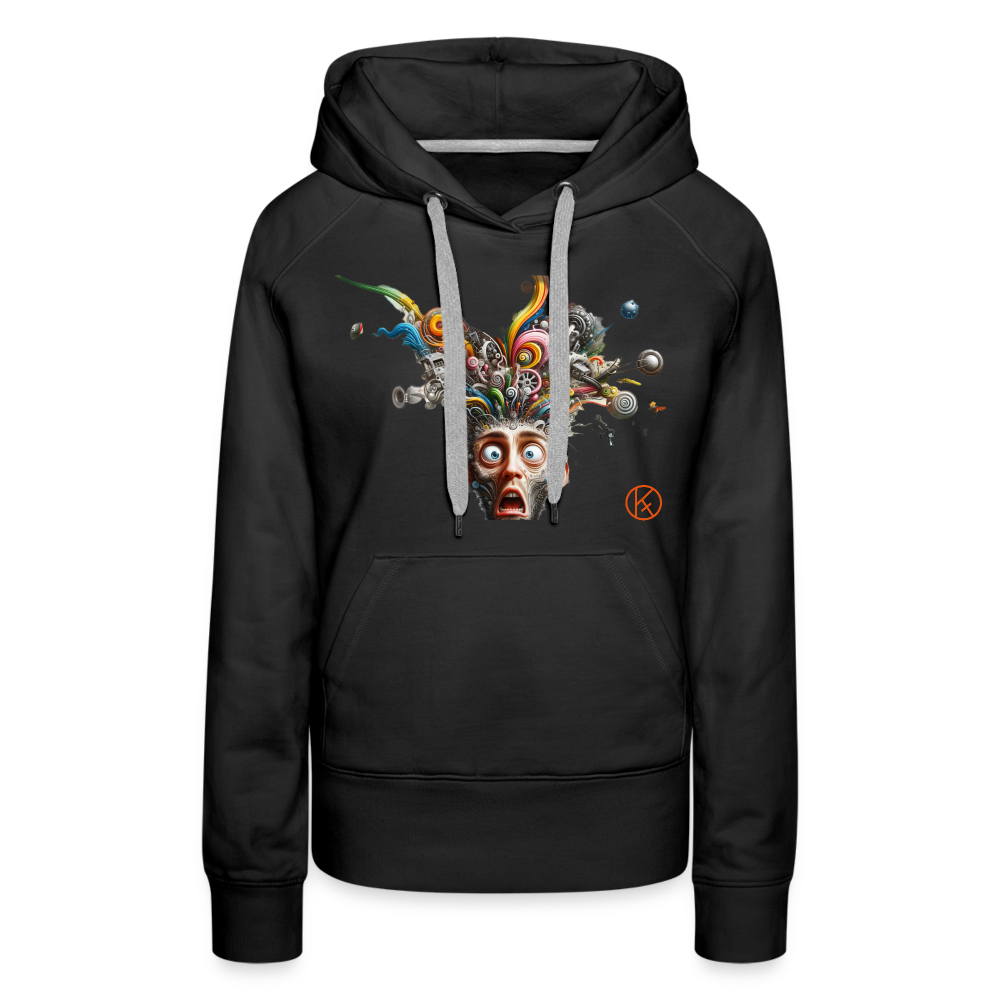 Showroom - Frauen Premium Hoodie Spreadshirt - Schwarz