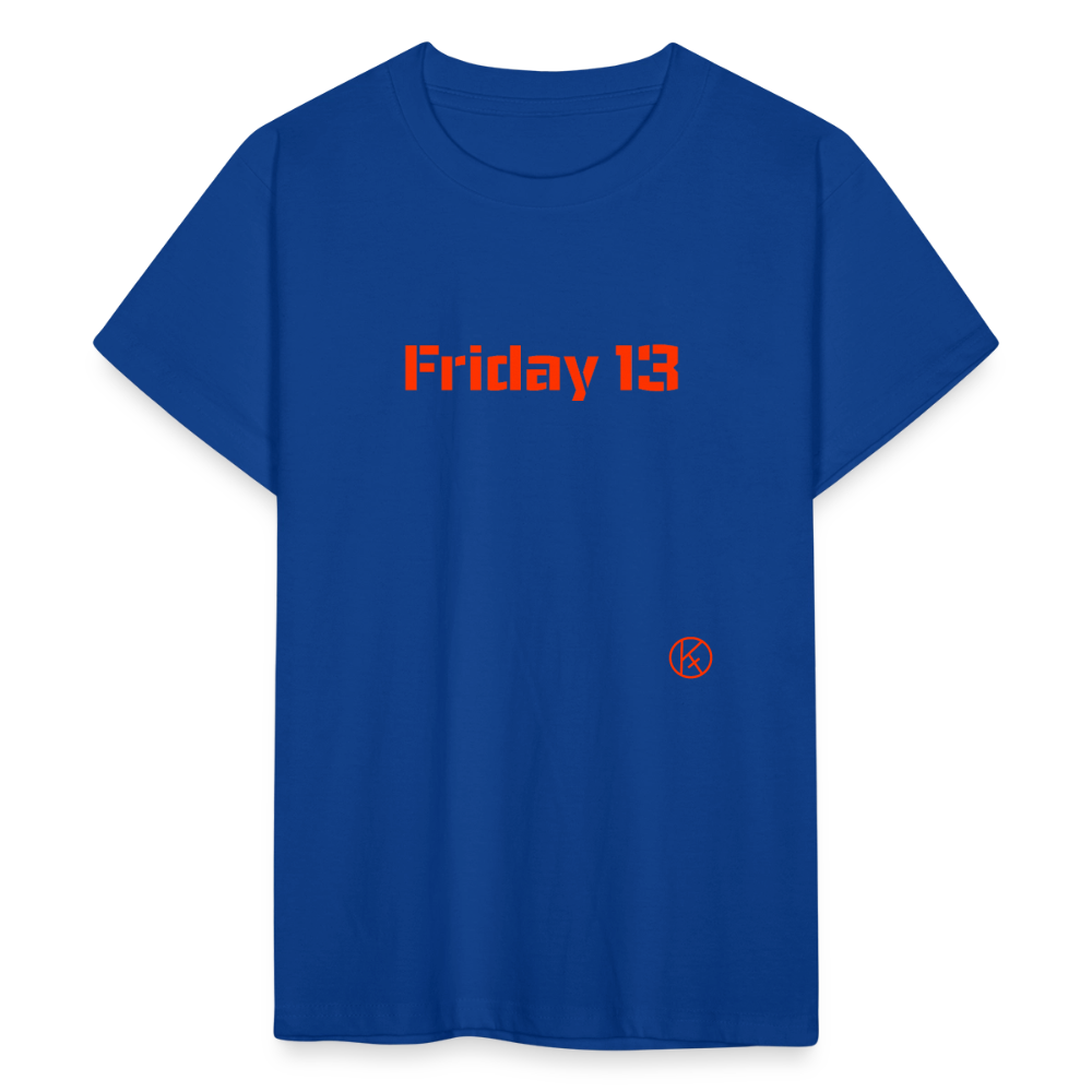 Friday13 - Teenager T-Shirt - Royalblau